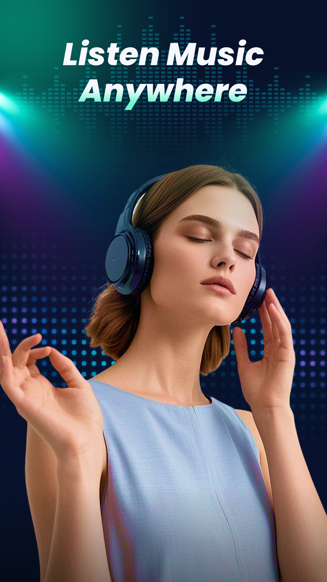 Listen music anywhere screen